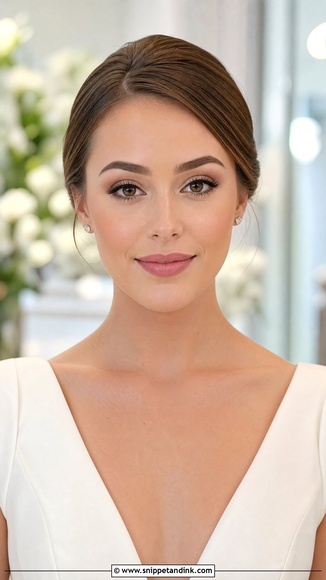 Angelic Matte Bridal Makeup - Snippet and Ink - 20 Angelic Bridal Makeup Ideas