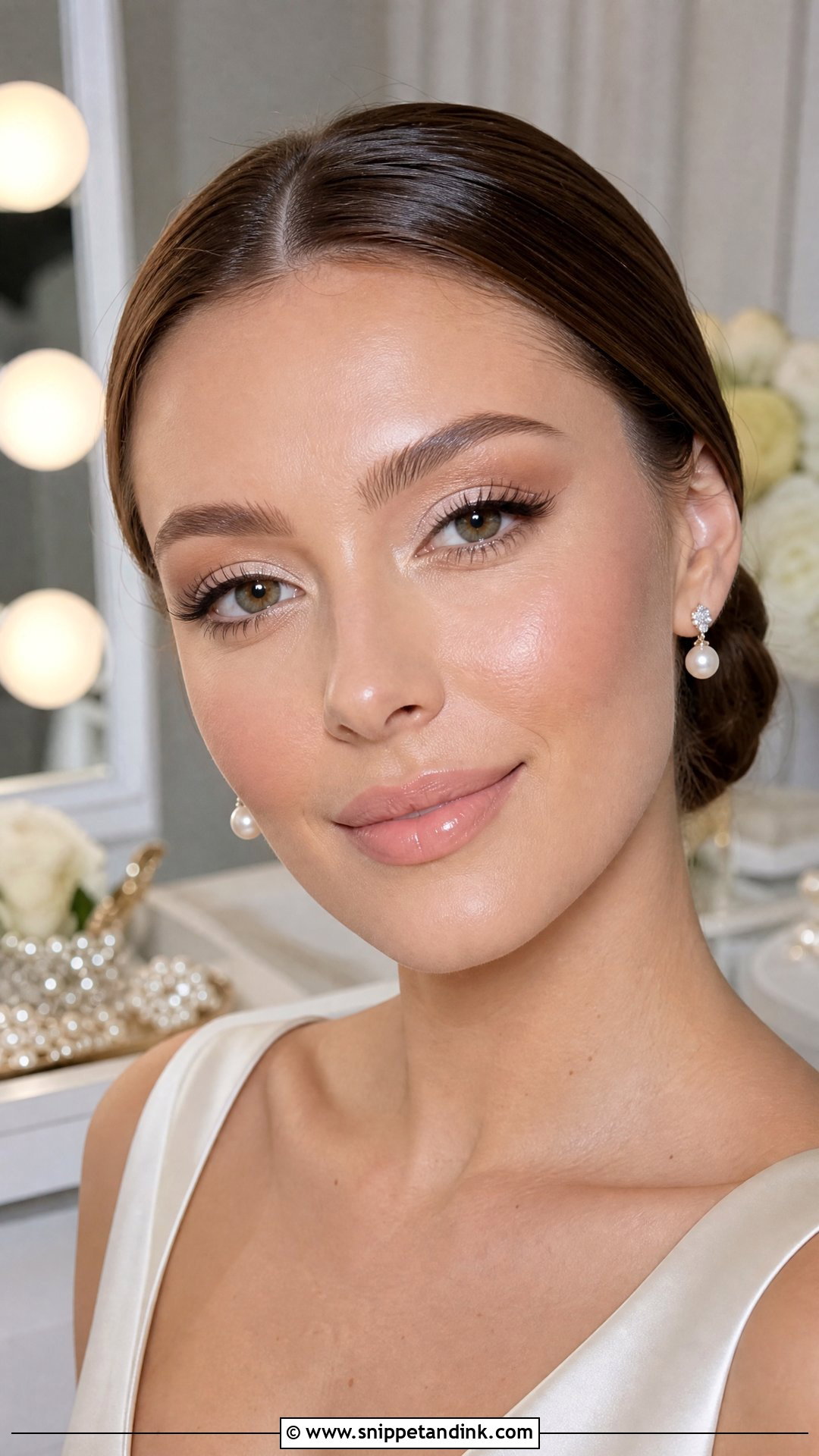 Angelic Pearl Bridal Makeup - Snippet and Ink - 20 Angelic Bridal Makeup Ideas