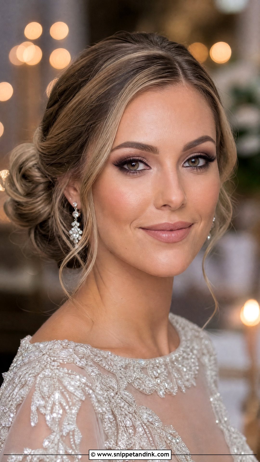 Angelic Smokey Eye Bridal Makeup - Snippet and Ink - 20 Angelic Bridal Makeup Ideas