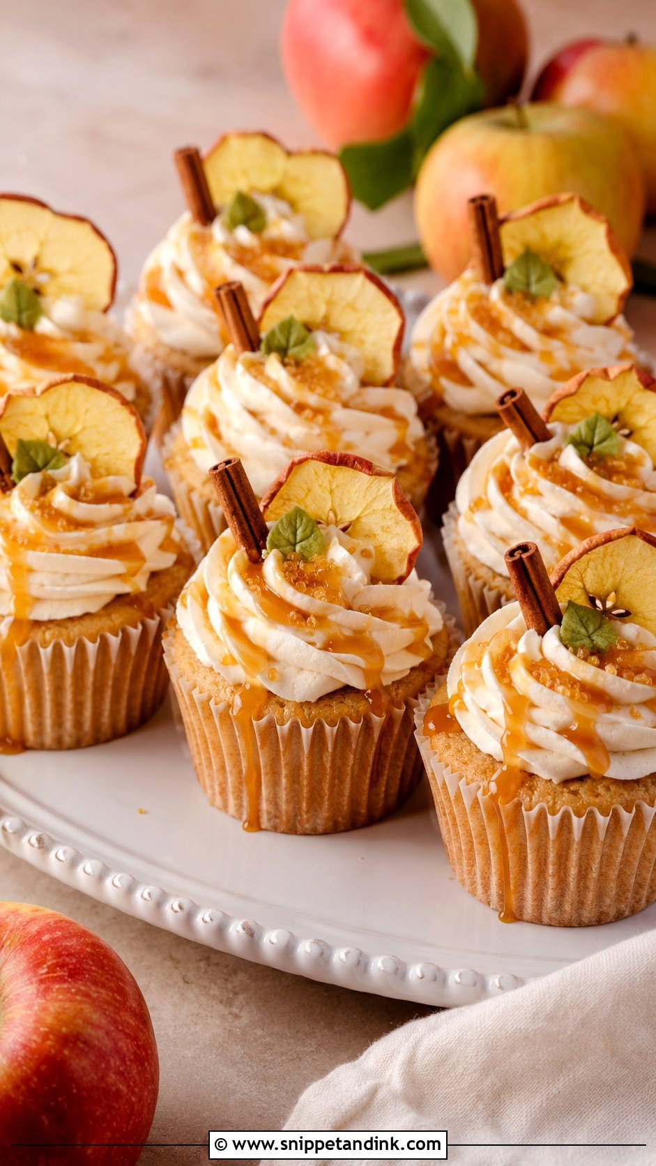 Apple Cider Wedding Cupcakes - Snippet and Ink - 20 Fall Wedding Cupcake Ideas