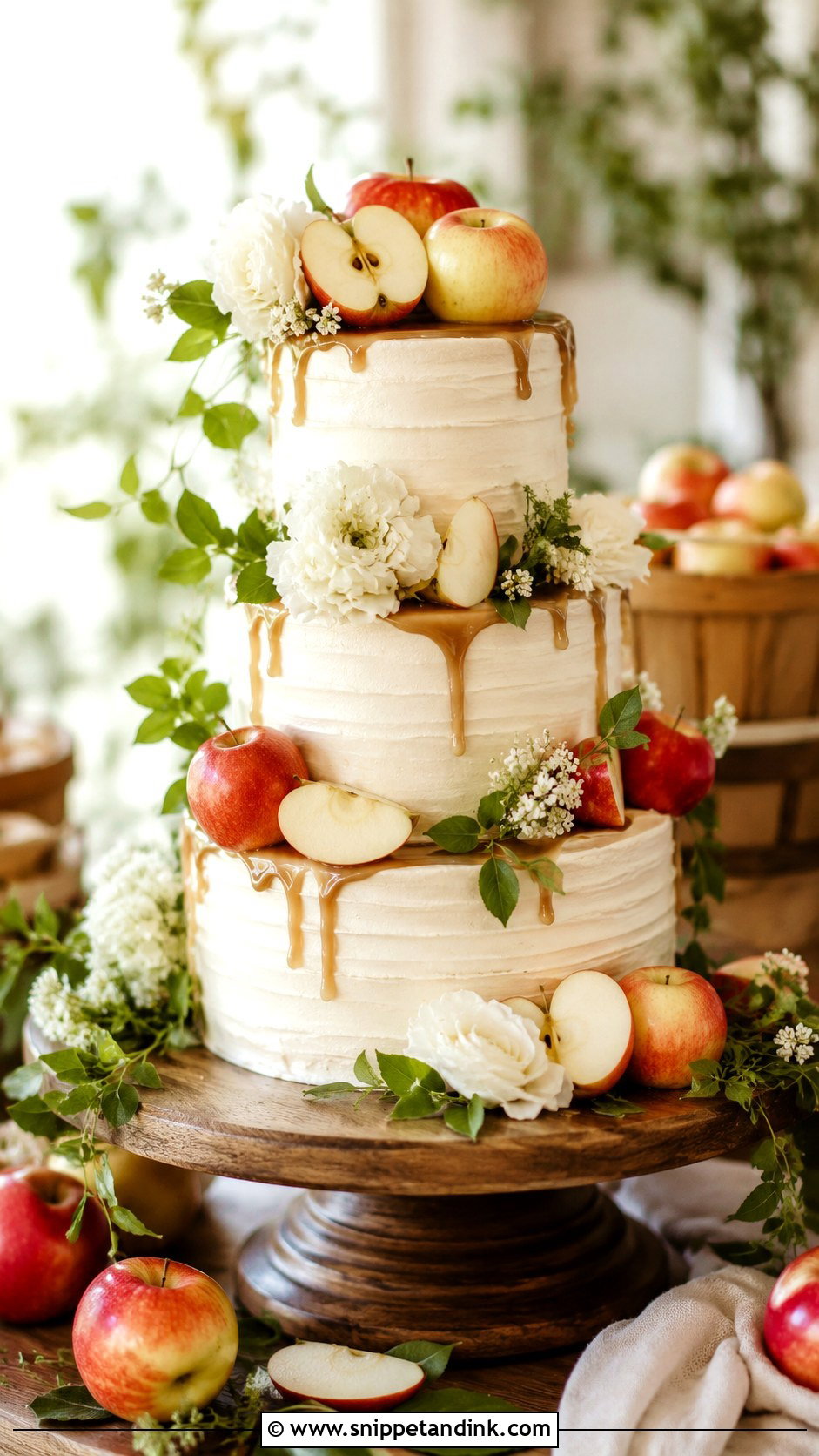 Apple Orchard Wedding Cake - Snippet and Ink - 20 Apple Wedding Cake Ideas
