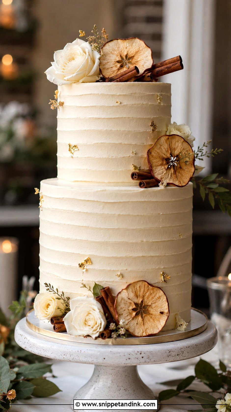 Apple Spice Wedding Cake - Snippet and Ink - 20 Apple Wedding Cake Ideas