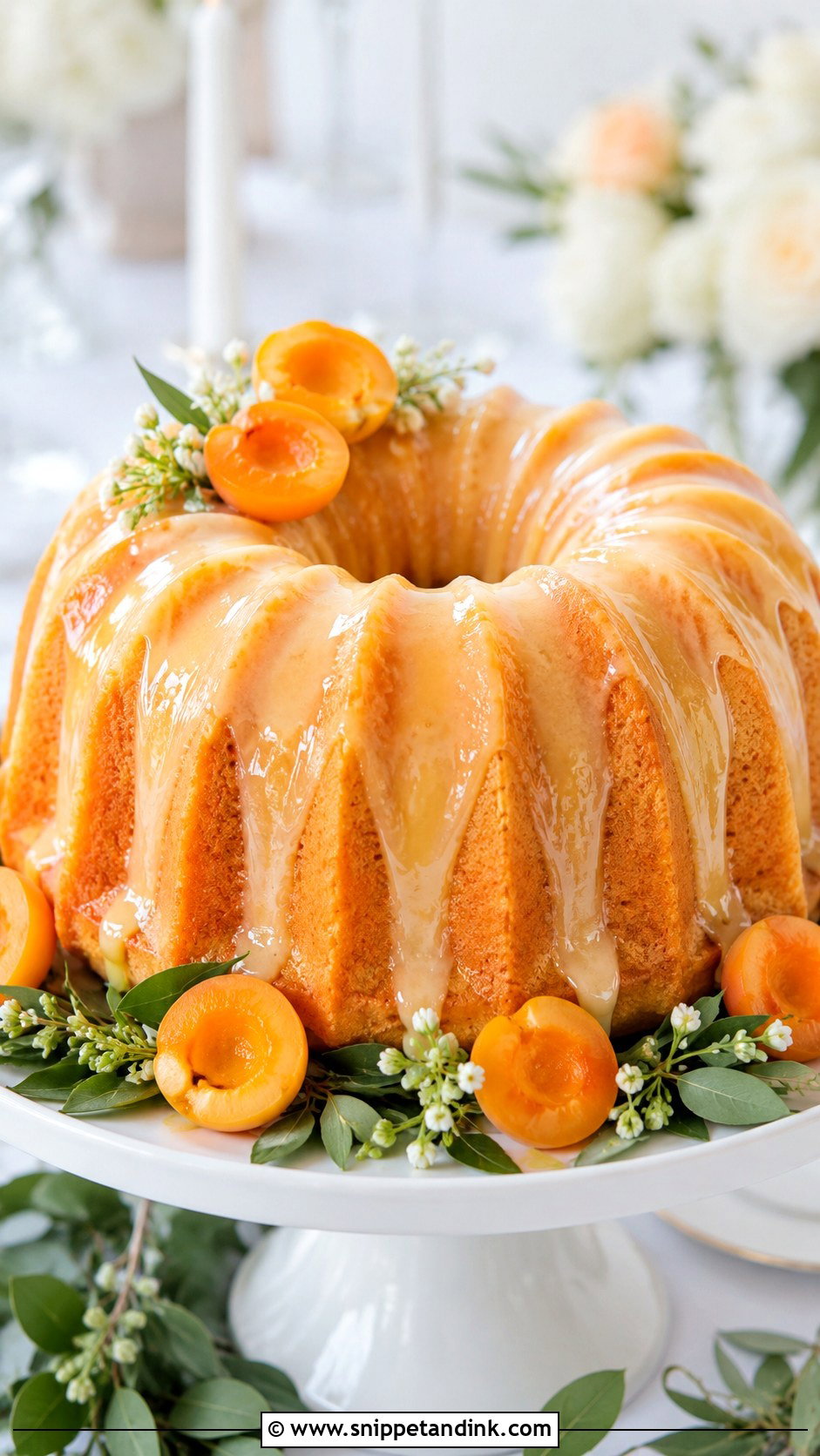 Apricot Nectar Wedding Bundt Cake - Snippet and Ink - 20 Apricot Nectar Cake Ideas for Wedding