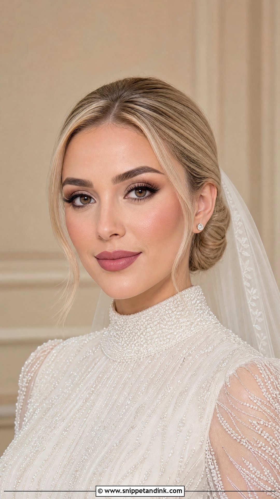 Arab Bridal Makeup With Matte Skin - Snippet and Ink - 20 Arab Bridal Makeup Ideas