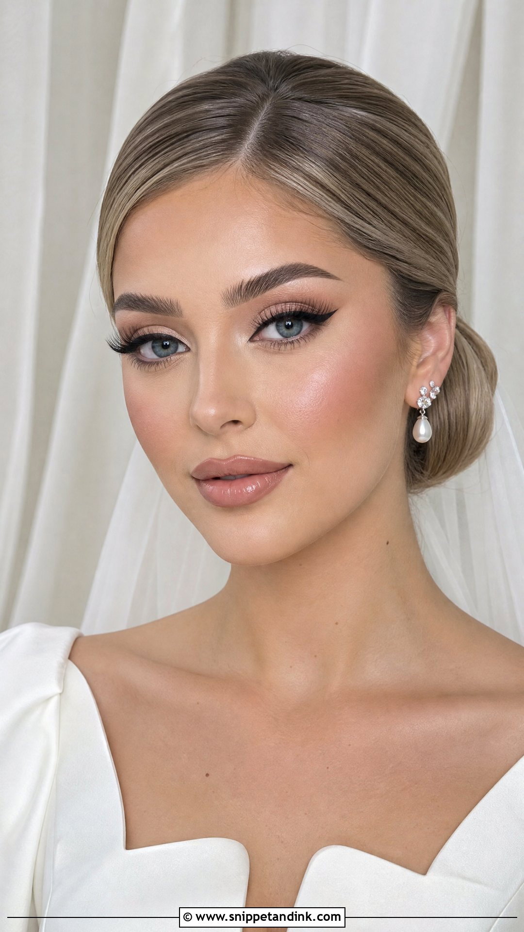 Arab Bridal Makeup With Winged Liner - Snippet and Ink - 20 Arab Bridal Makeup Ideas