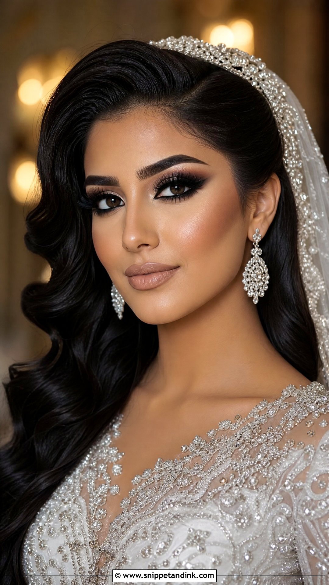 Arab Wedding Black Smokey Makeup - Snippet and Ink - 25 Arab Wedding Makeup Ideas