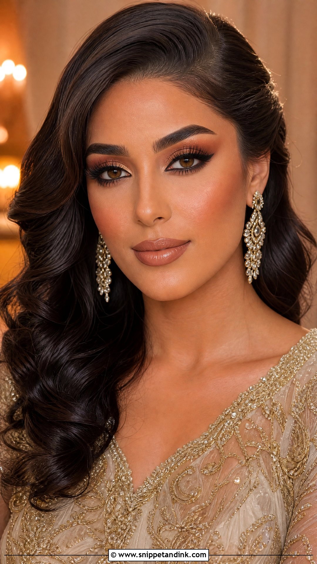 Arab Wedding Bronze Makeup - Snippet and Ink - 25 Arab Wedding Makeup Ideas