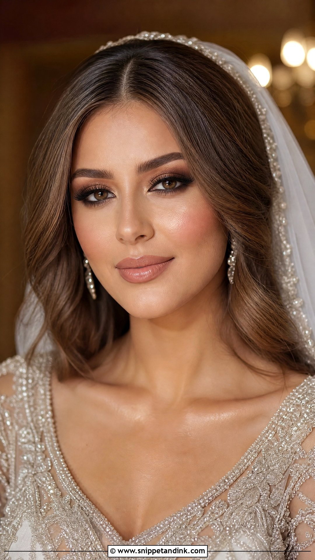 Arab Wedding Brown Smokey Makeup - Snippet and Ink - 25 Arab Wedding Makeup Ideas