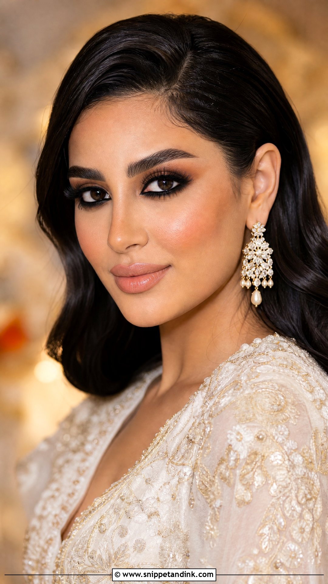 Arab Wedding Kohl Eye Makeup - Snippet and Ink - 25 Arab Wedding Makeup Ideas