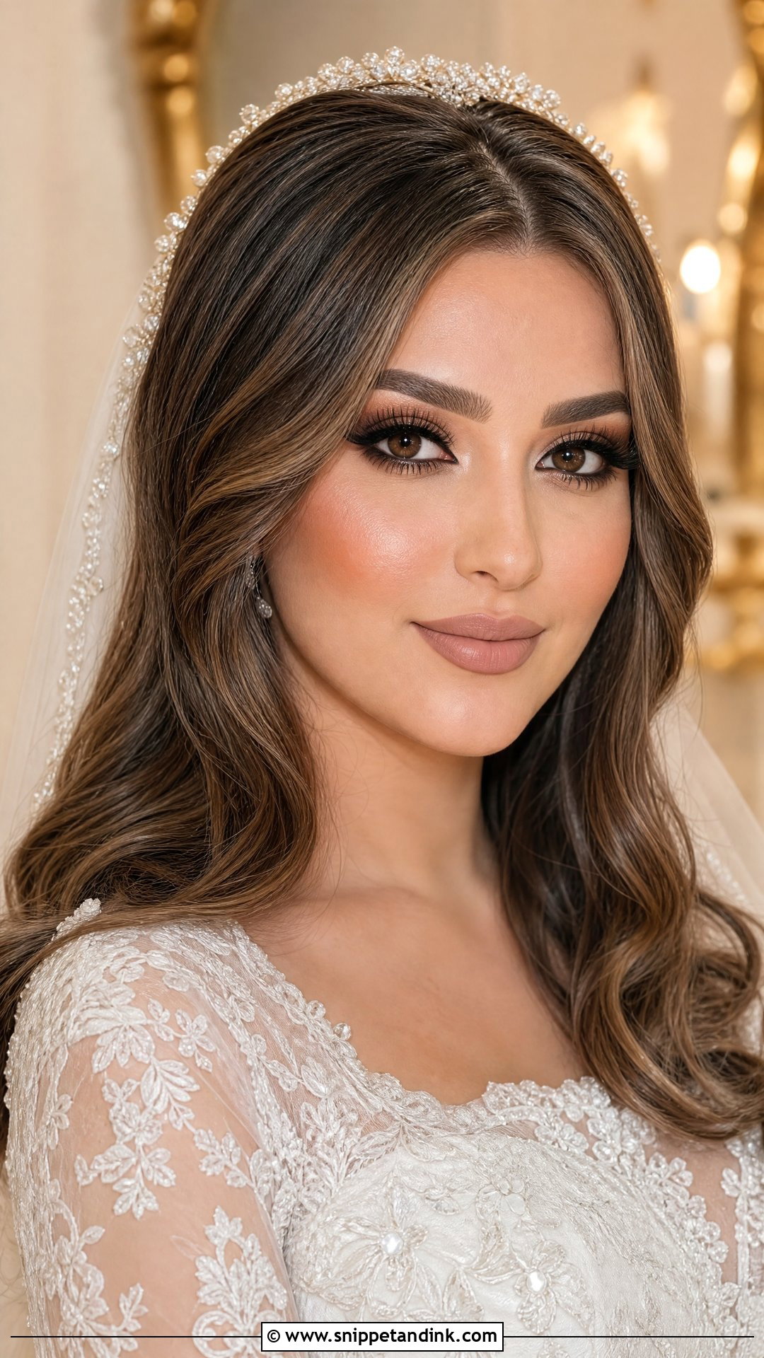 Arab Wedding Nude Lip Makeup - Snippet and Ink - 25 Arab Wedding Makeup Ideas