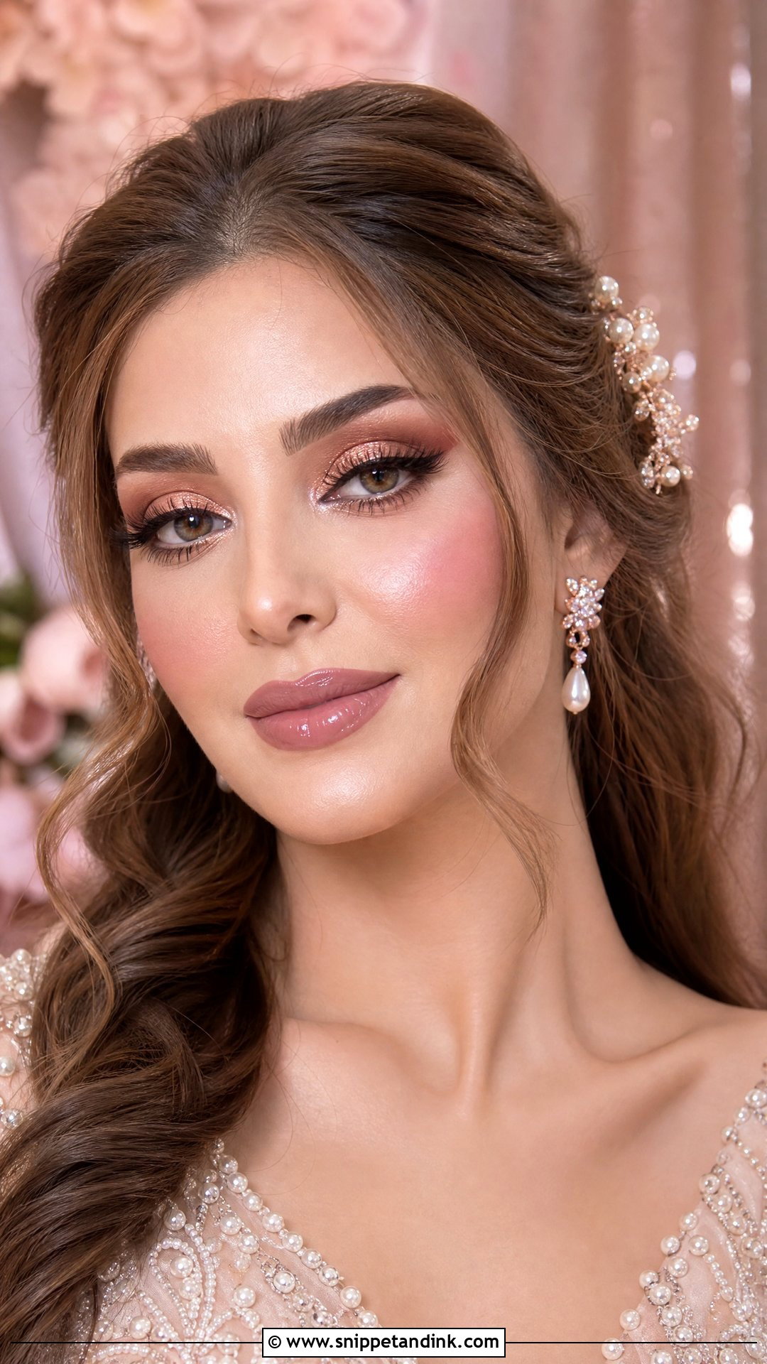 Arab Wedding Rose Gold Makeup - Snippet and Ink - 25 Arab Wedding Makeup Ideas