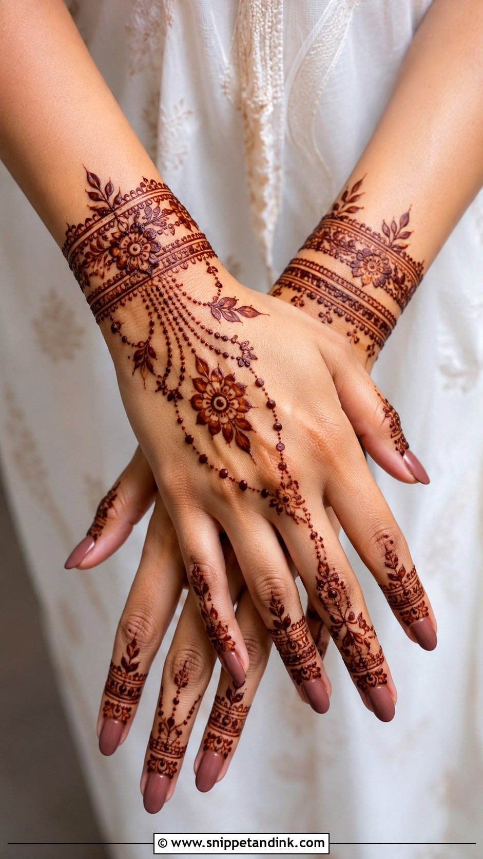 Arabian Bracelet Mehndi Design - Snippet and Ink - 35 Arabian Mehndi Design Ideas