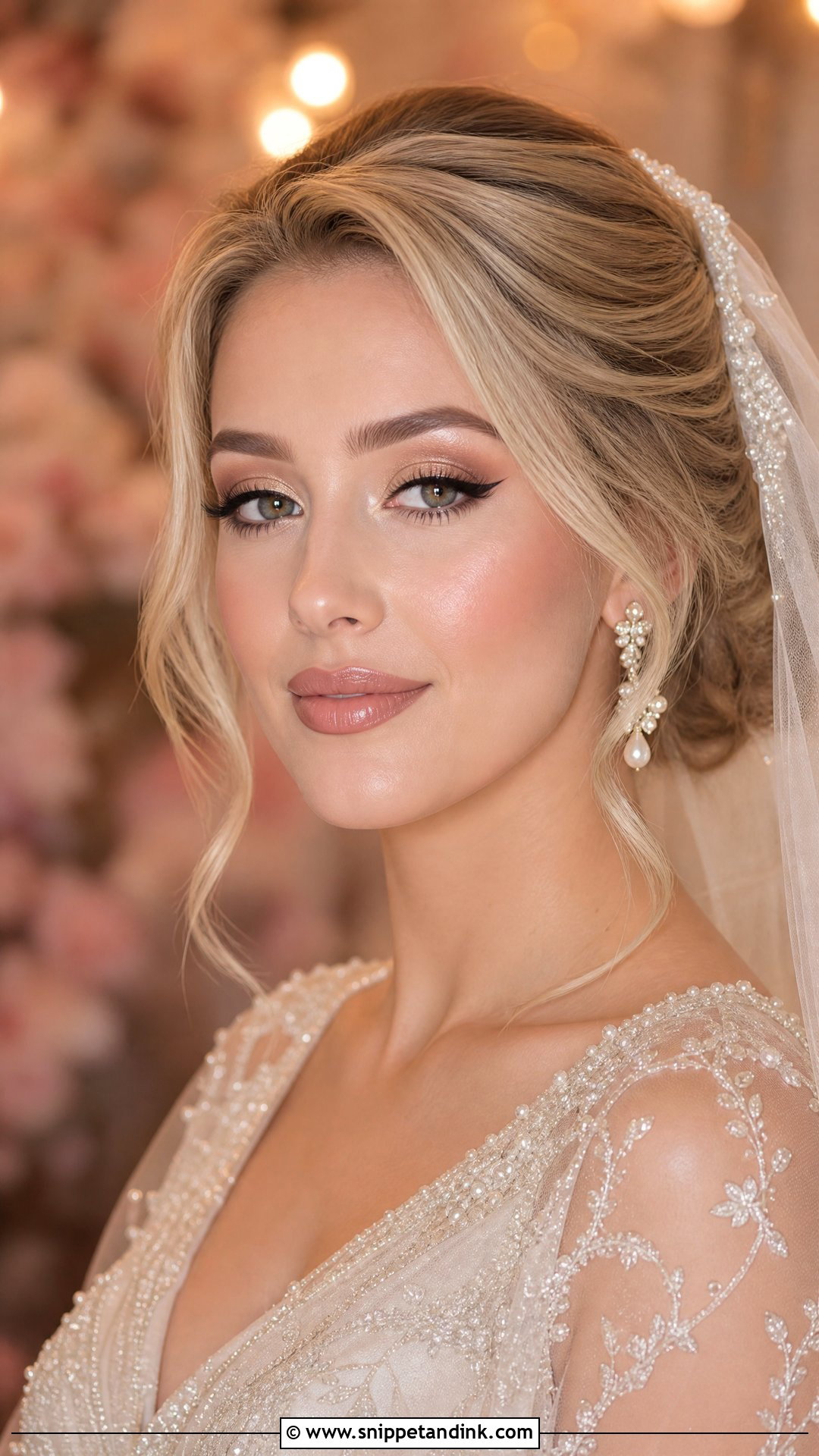 Arabian Bridal Makeup With Champagne Eyes - Snippet and Ink - 20 Arabian Bridal Makeup Ideas