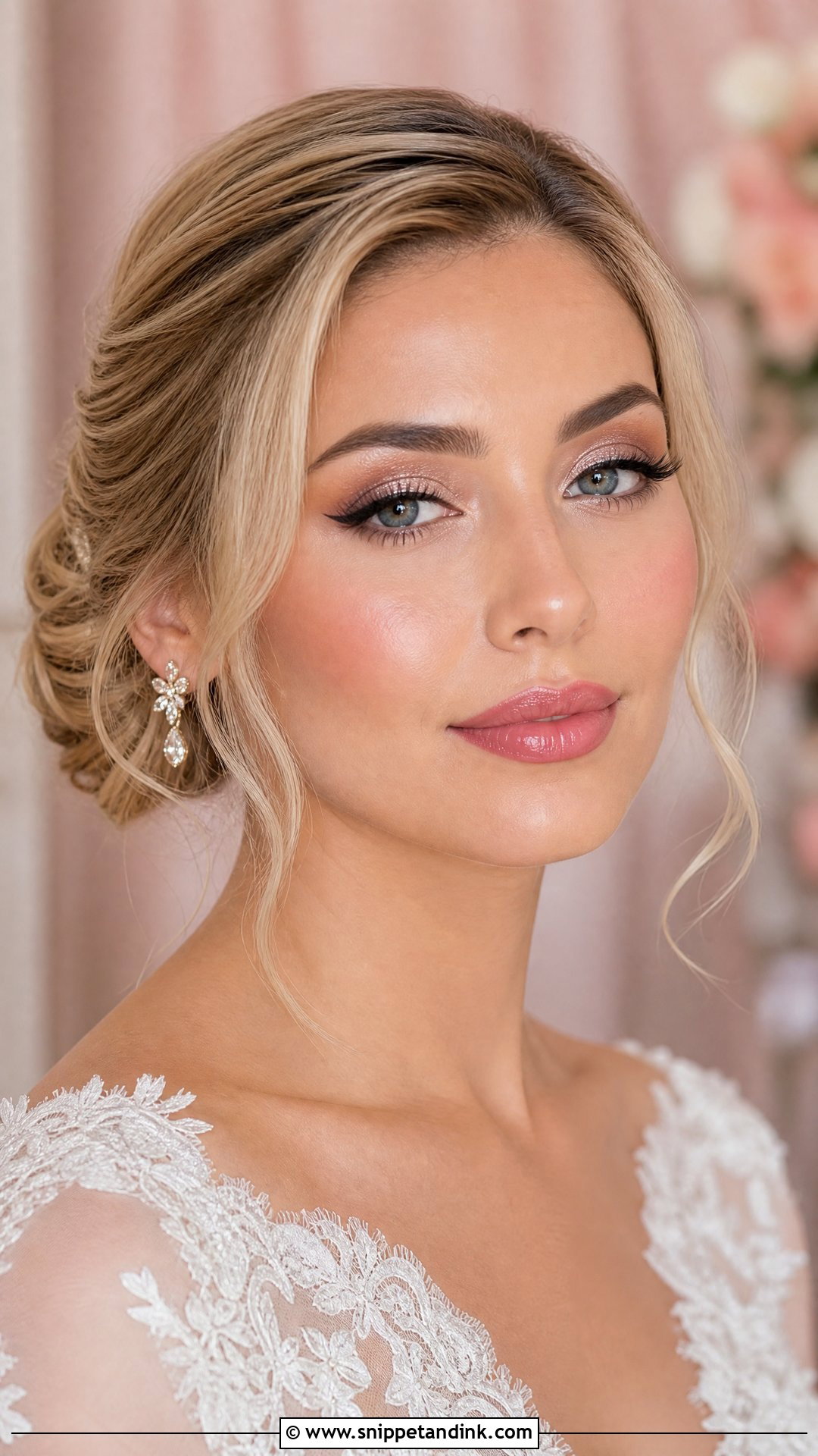 Arabian Bridal Makeup With Pink Lips - Snippet and Ink - 20 Arabian Bridal Makeup Ideas