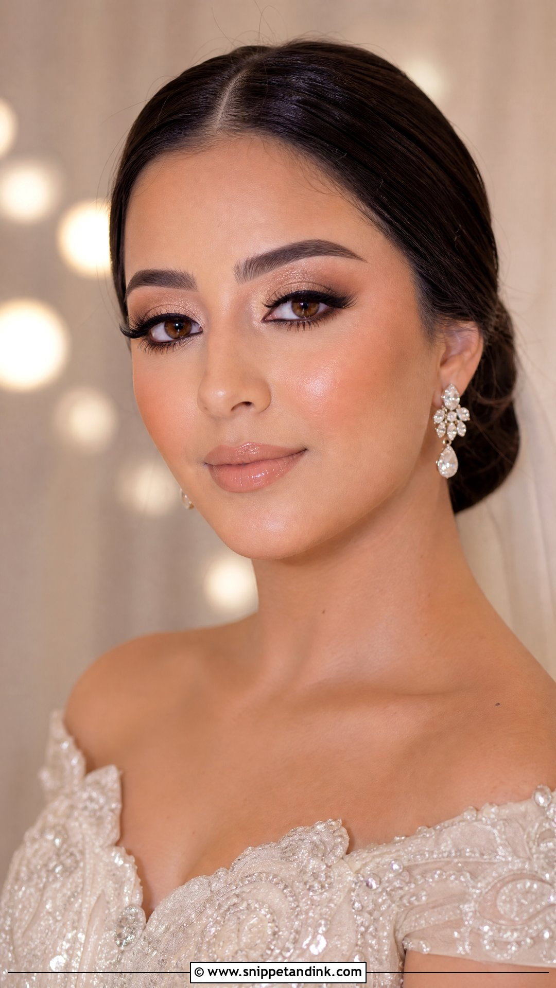 Arabian Bridal Makeup With Soft Glam - Snippet and Ink - 20 Arabian Bridal Makeup Ideas