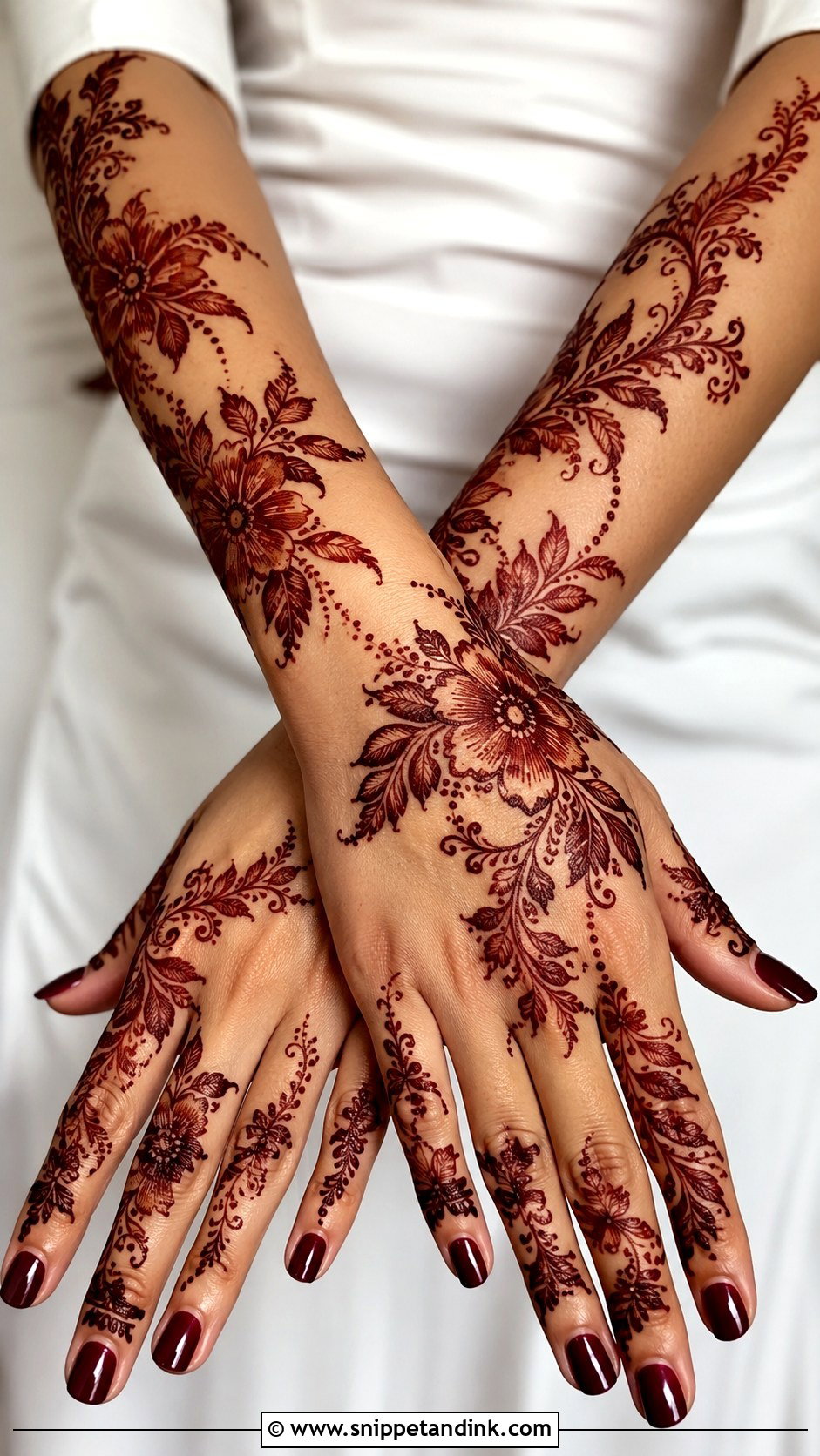 Arabian Khaleeji Mehndi Design - Snippet and Ink - 35 Arabian Mehndi Design Ideas