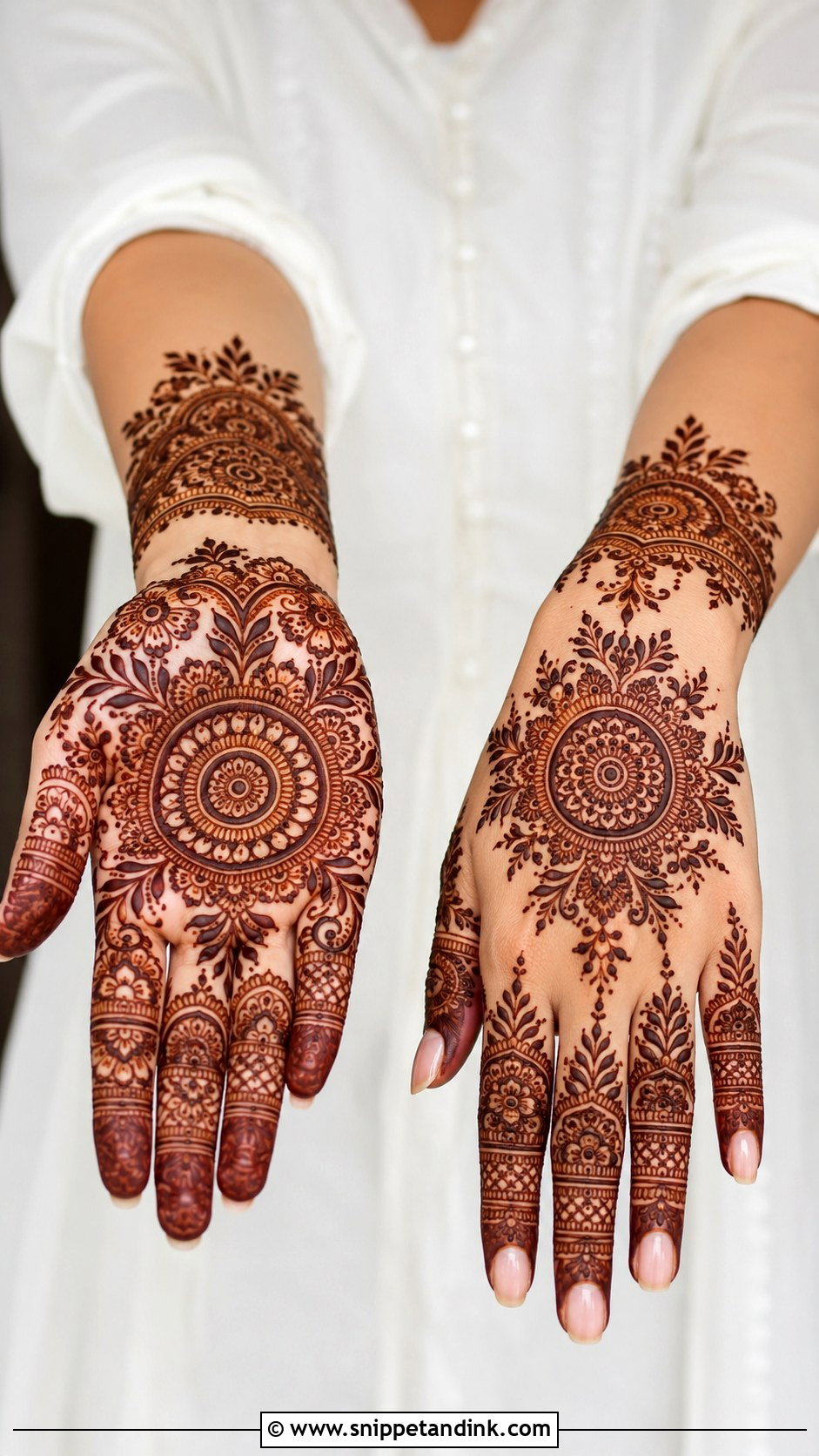 Arabian Mandala Mehndi Design - Snippet and Ink - 35 Arabian Mehndi Design Ideas