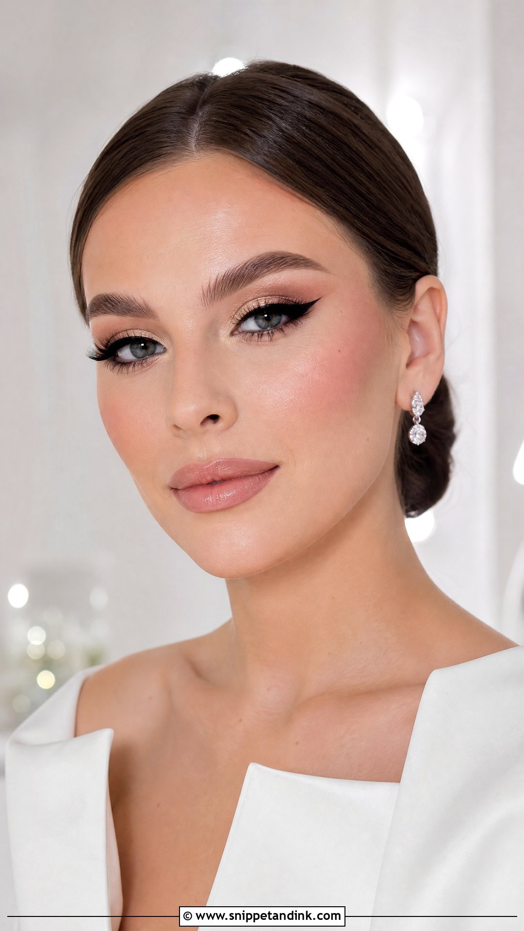 Arabian Wedding Makeup With Black Winged Liner - Snippet and Ink - 20 Arabian Wedding Makeup Ideas