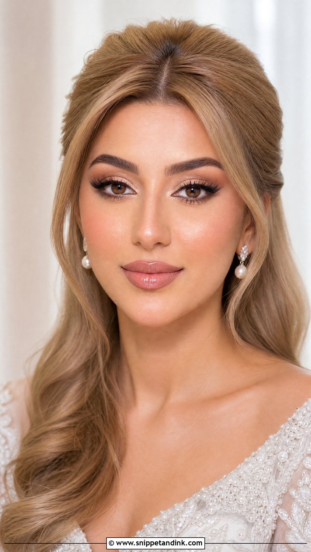 Arabian Wedding Makeup With Champagne Eyes - Snippet and Ink - 20 Arabian Wedding Makeup Ideas