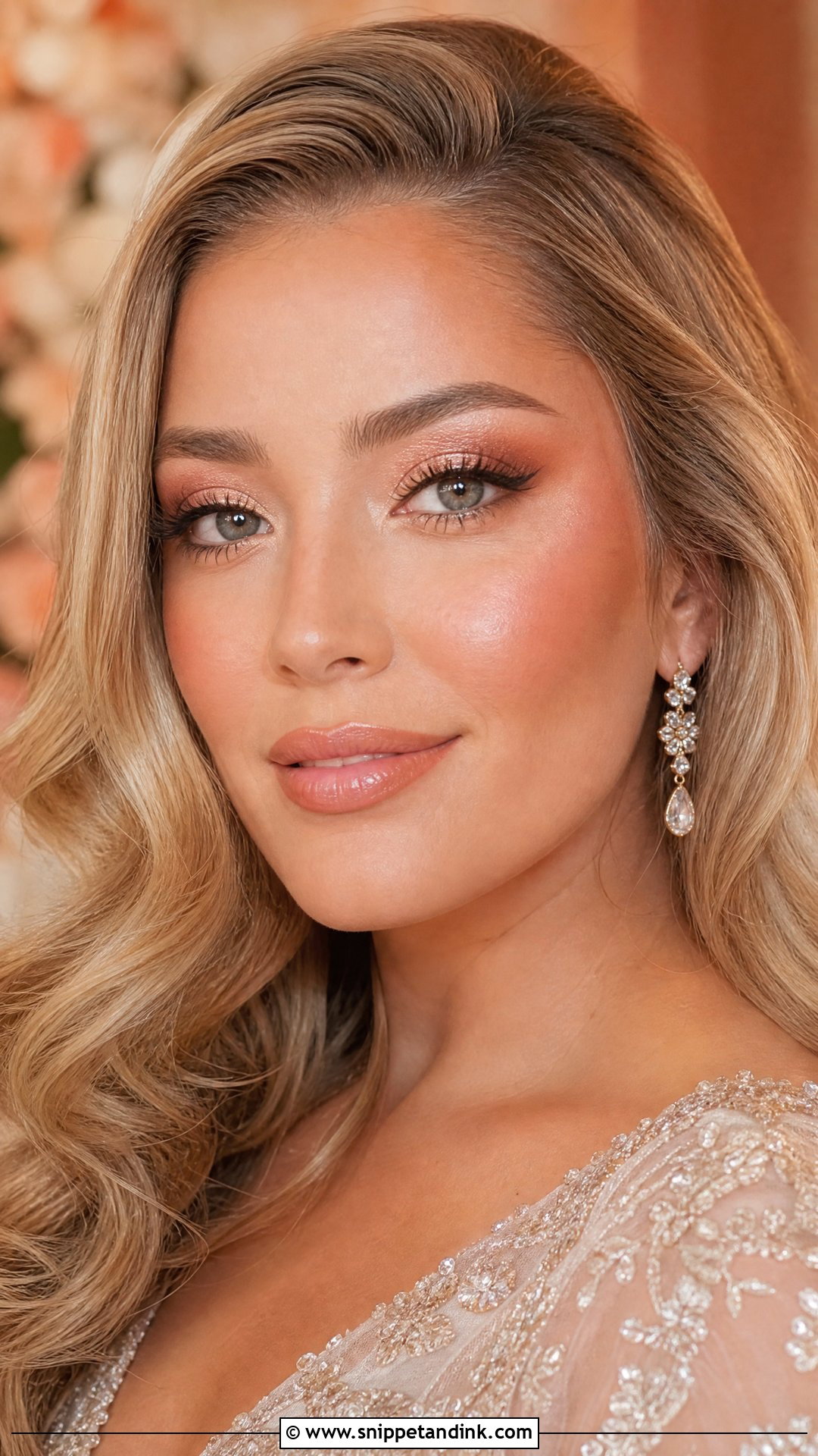 Arabian Wedding Makeup With Peachy Glow - Snippet and Ink - 20 Arabian Wedding Makeup Ideas