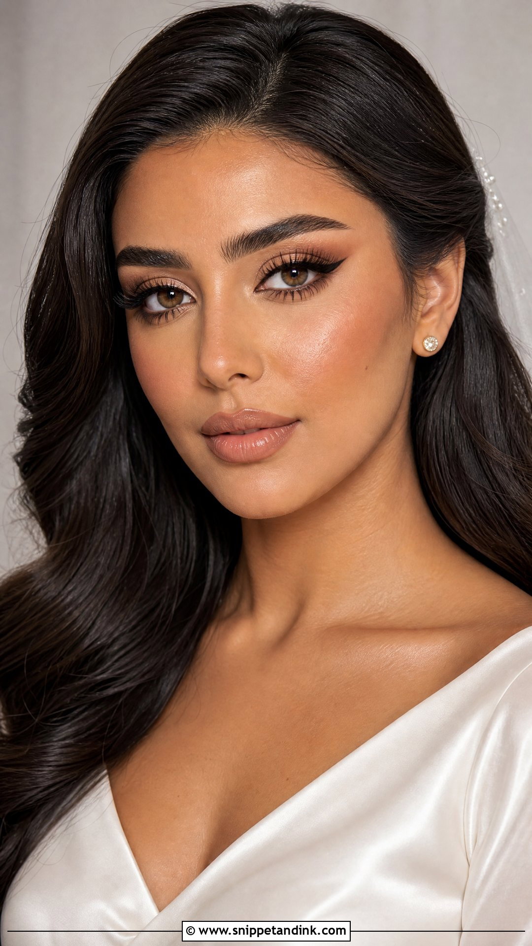 Arabian Wedding Makeup With Soft Glam Skin - Snippet and Ink - 20 Arabian Wedding Makeup Ideas