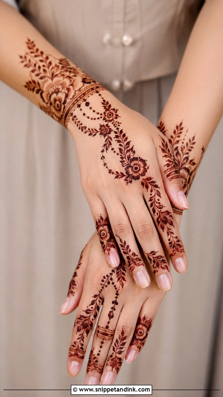 Arabian Wrist Mehndi Design - Snippet and Ink - 35 Arabian Mehndi Design Ideas