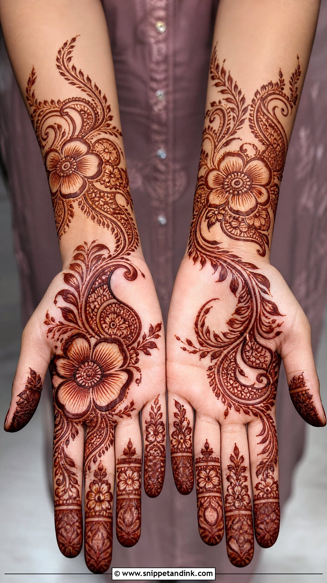 Arabic Barat Mehndi Design - Snippet and Ink - 20 Barat Mehndi Design Ideas