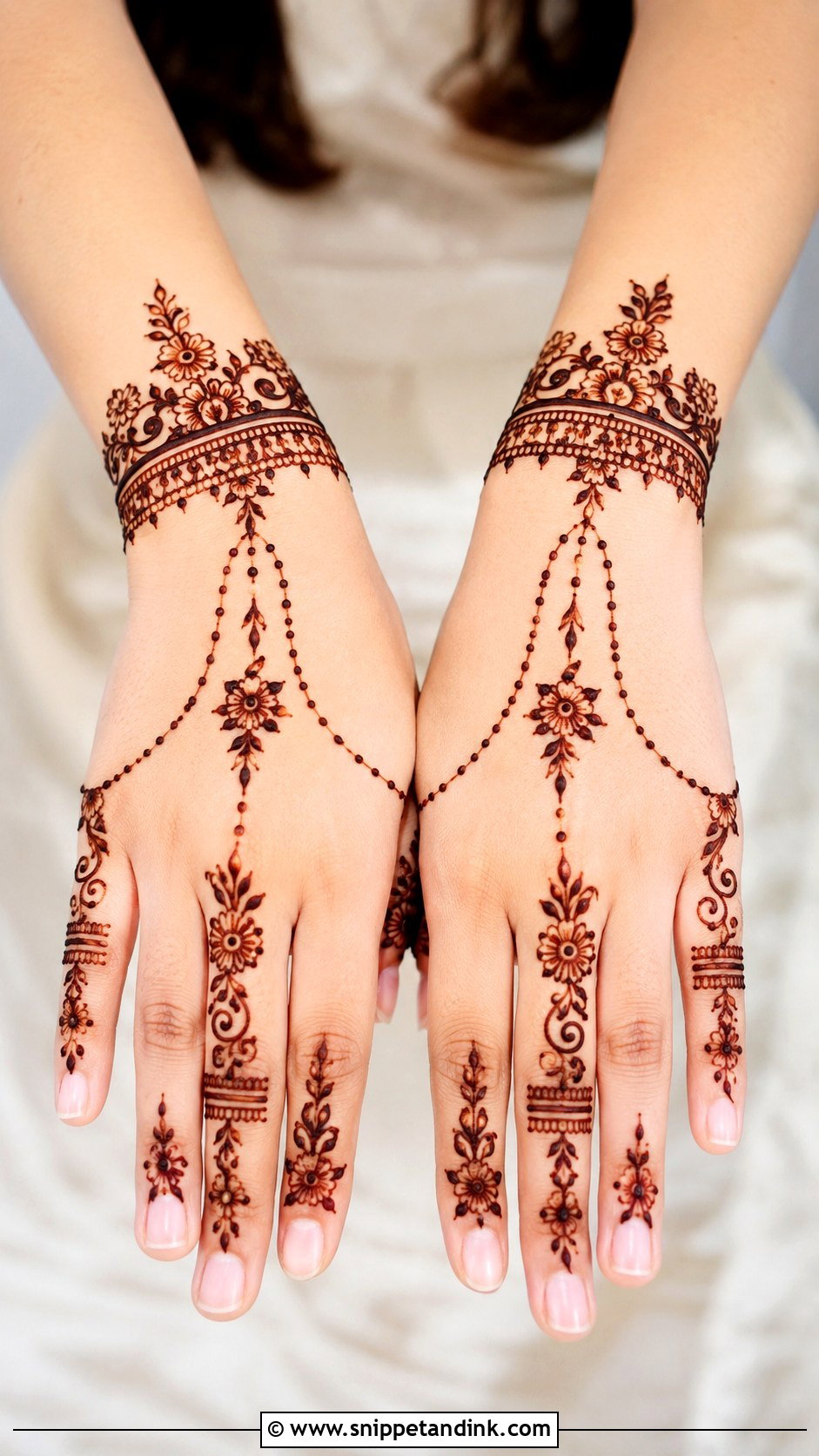Arabic Bracelet Mehndi Design - Snippet and Ink - 30 Latest Arabic Mehndi Designs