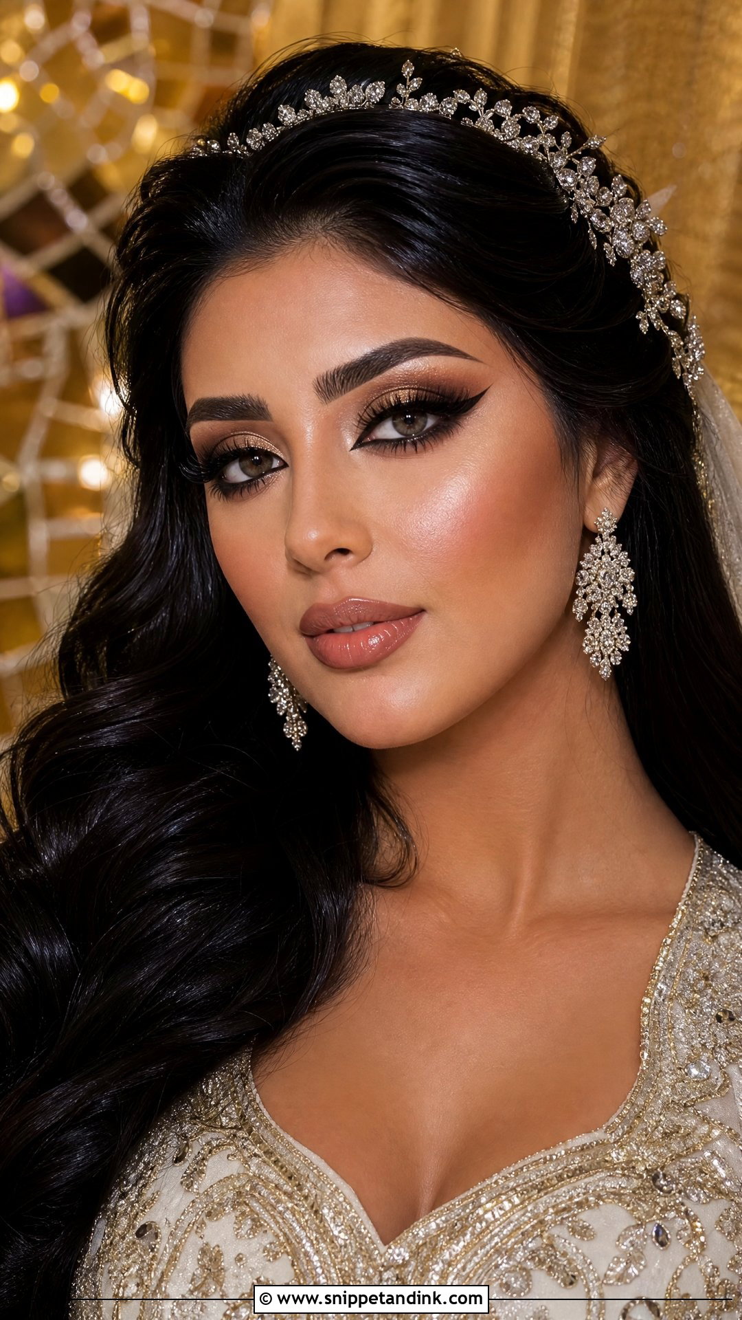 Arabic Bridal Makeup - Snippet and Ink - 20 Heavy Wedding Makeup Look Ideas