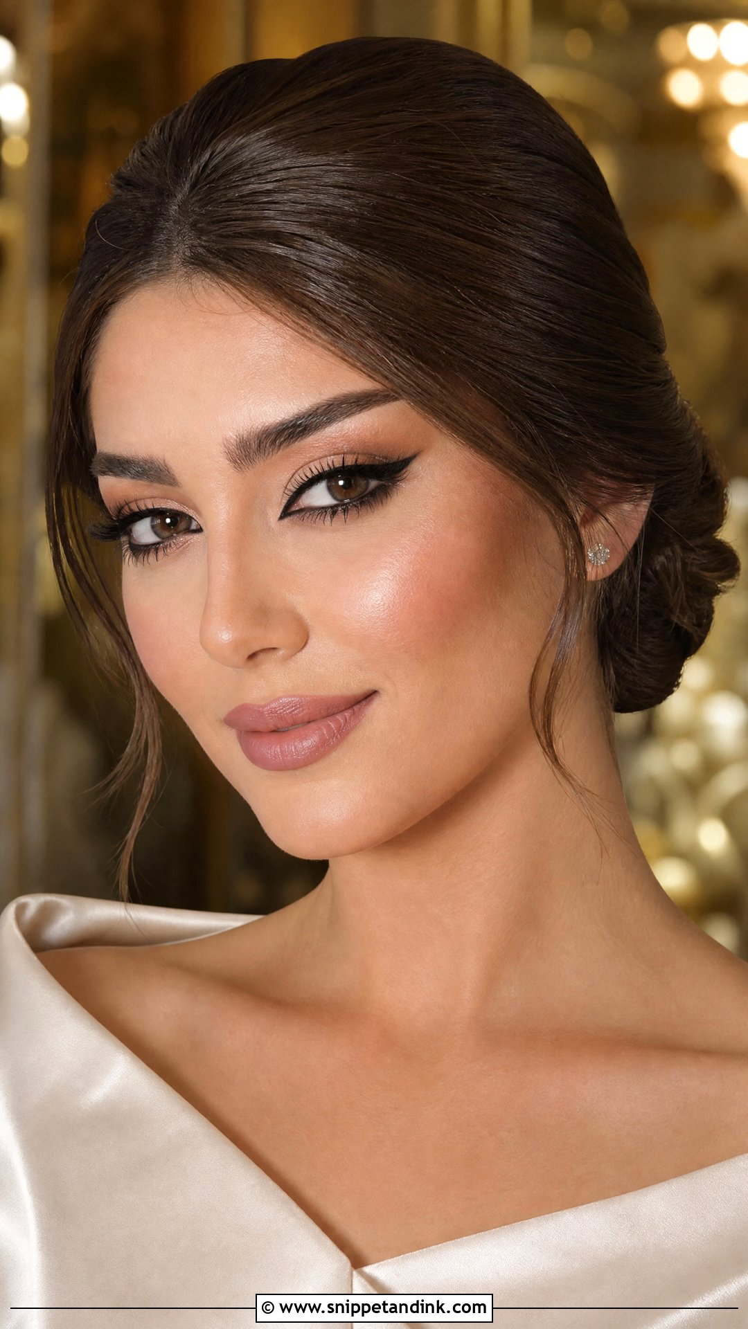 Arabic Bridal Makeup With Cat Eye - Snippet and Ink - 25 Arabic Wedding Makeup Ideas