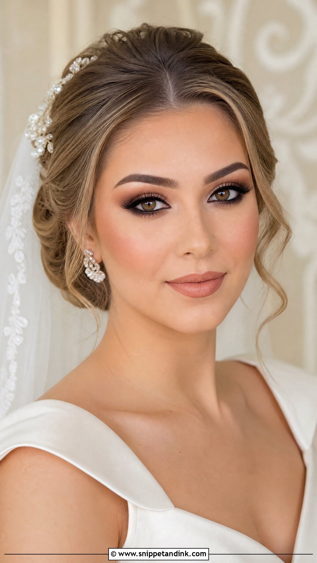 Arabic Bridal Makeup With Matte Skin - Snippet and Ink - 25 Arabic Bridal Makeup Ideas