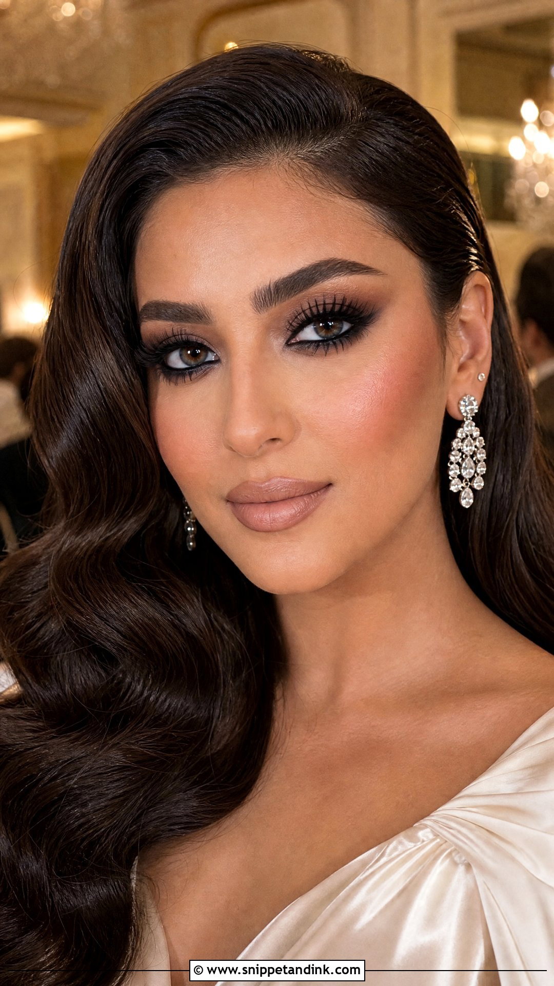 Arabic Bridal Makeup With Smokey Eyes - Snippet and Ink - 25 Arabic Wedding Makeup Ideas