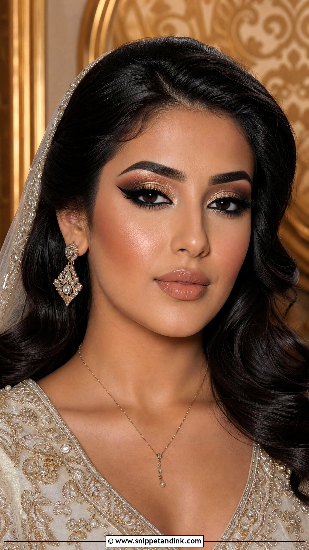 Arabic Bridal Makeup - Snippet and Ink - 20 Heavy Wedding Makeup Ideas