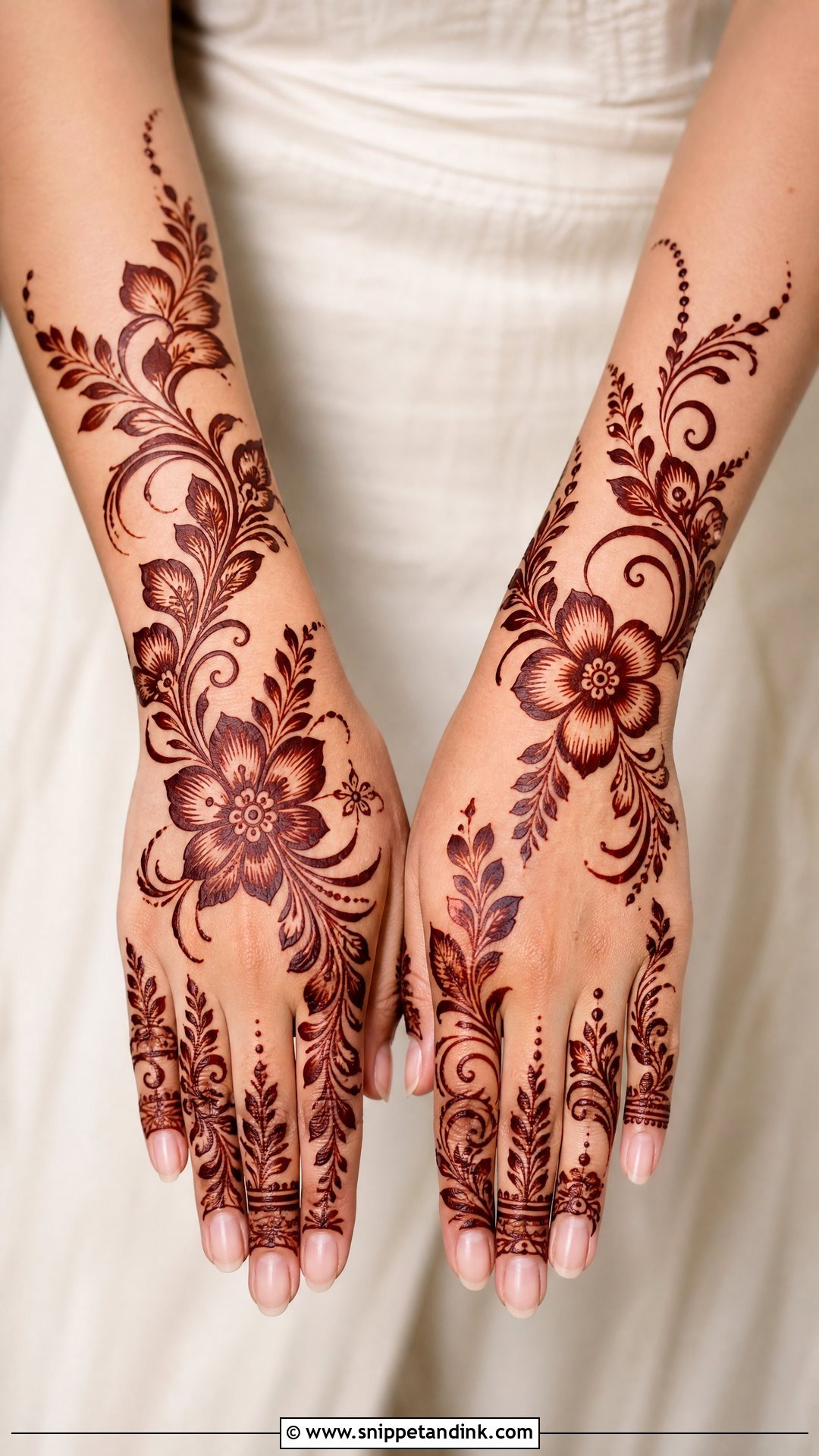 Arabic Bridal Mehandi Design - Snippet and Ink - 30 Latest Bridal Mehandi Designs
