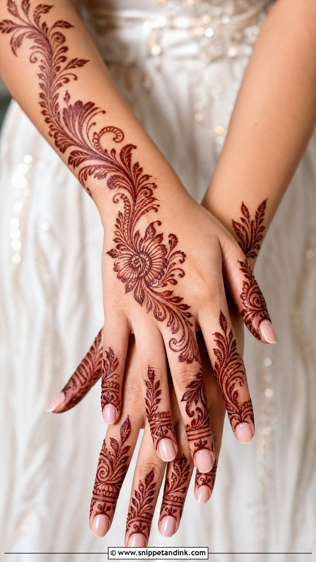 Arabic Bridal Mehndi - Snippet and Ink - 25 Mehandi Look for Bride Ideas
