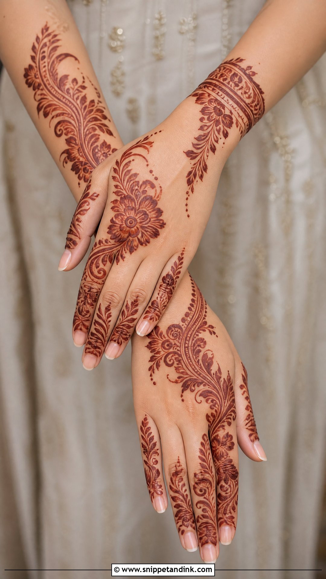 Arabic Bridal Mehndi - Snippet and Ink - 25 Mehndi Bridal Look Ideas