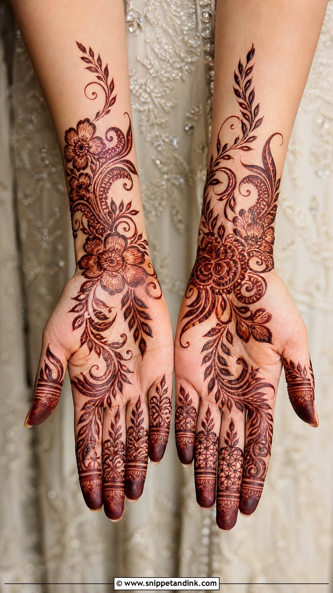 Arabic Bridal Mehndi Design - Snippet and Ink - 20 Mehndi Design for Wedding Ideas