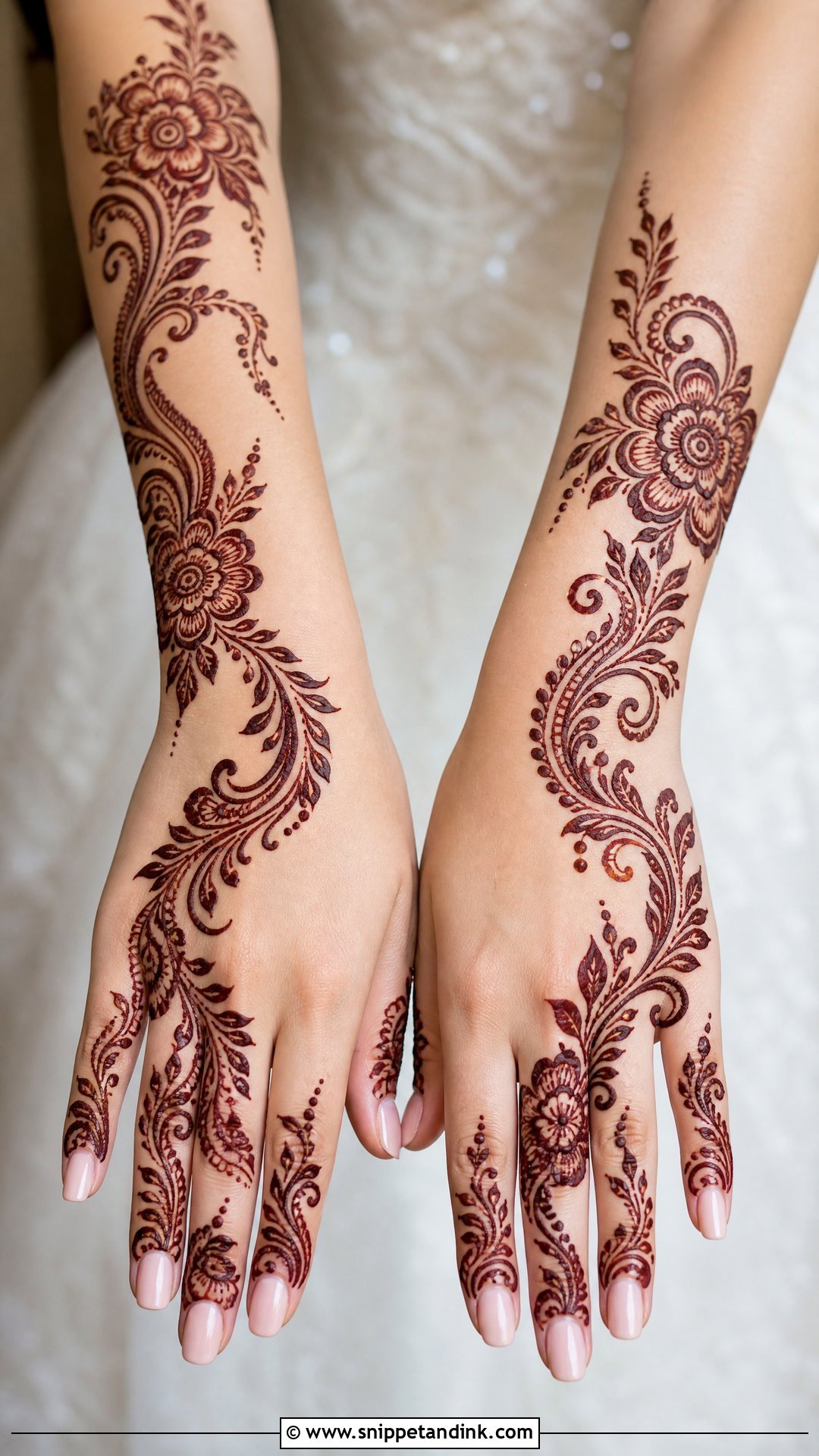 Arabic Bridal Mehndi Design - Snippet and Ink - 20 Trending Bridal Mehndi Designs 2025