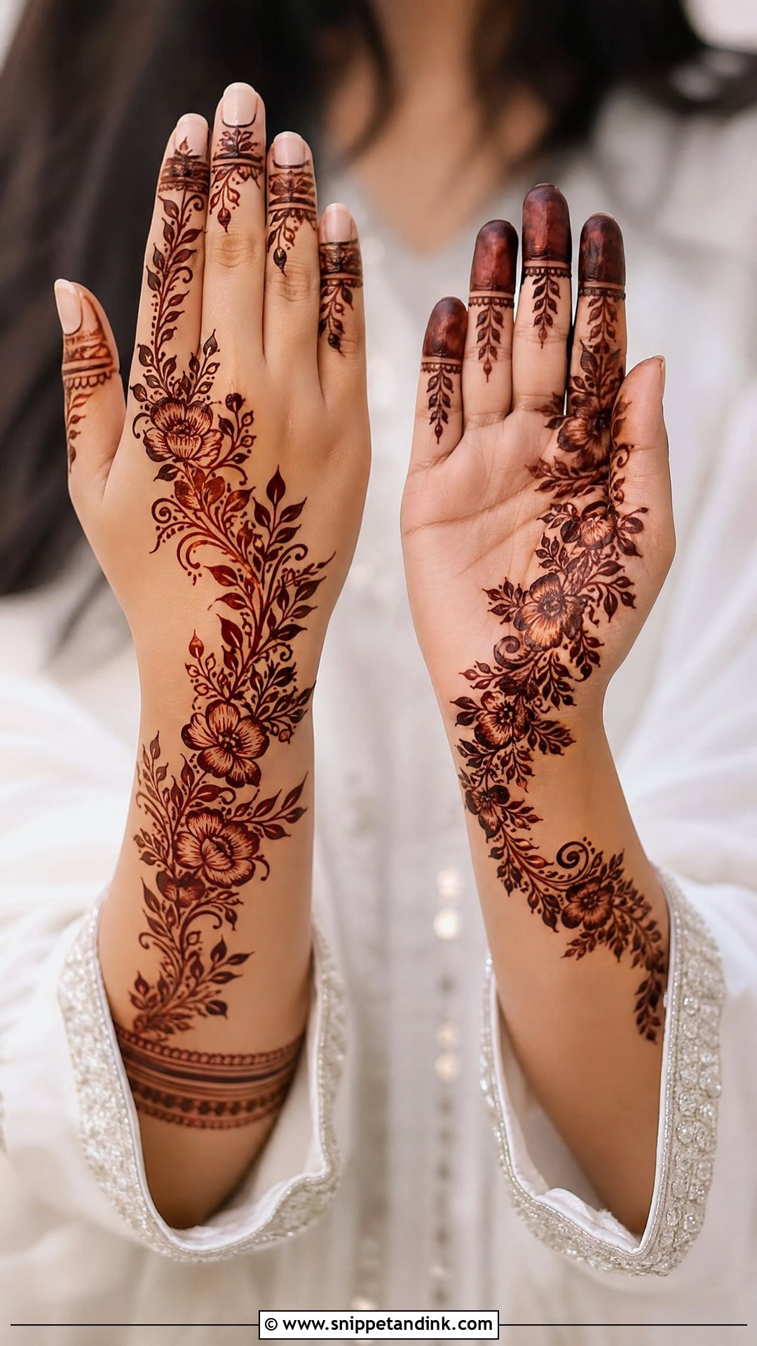 Arabic Bridal Mehndi Design - Snippet and Ink - 20 Wedding Mehndi Designs for Hands