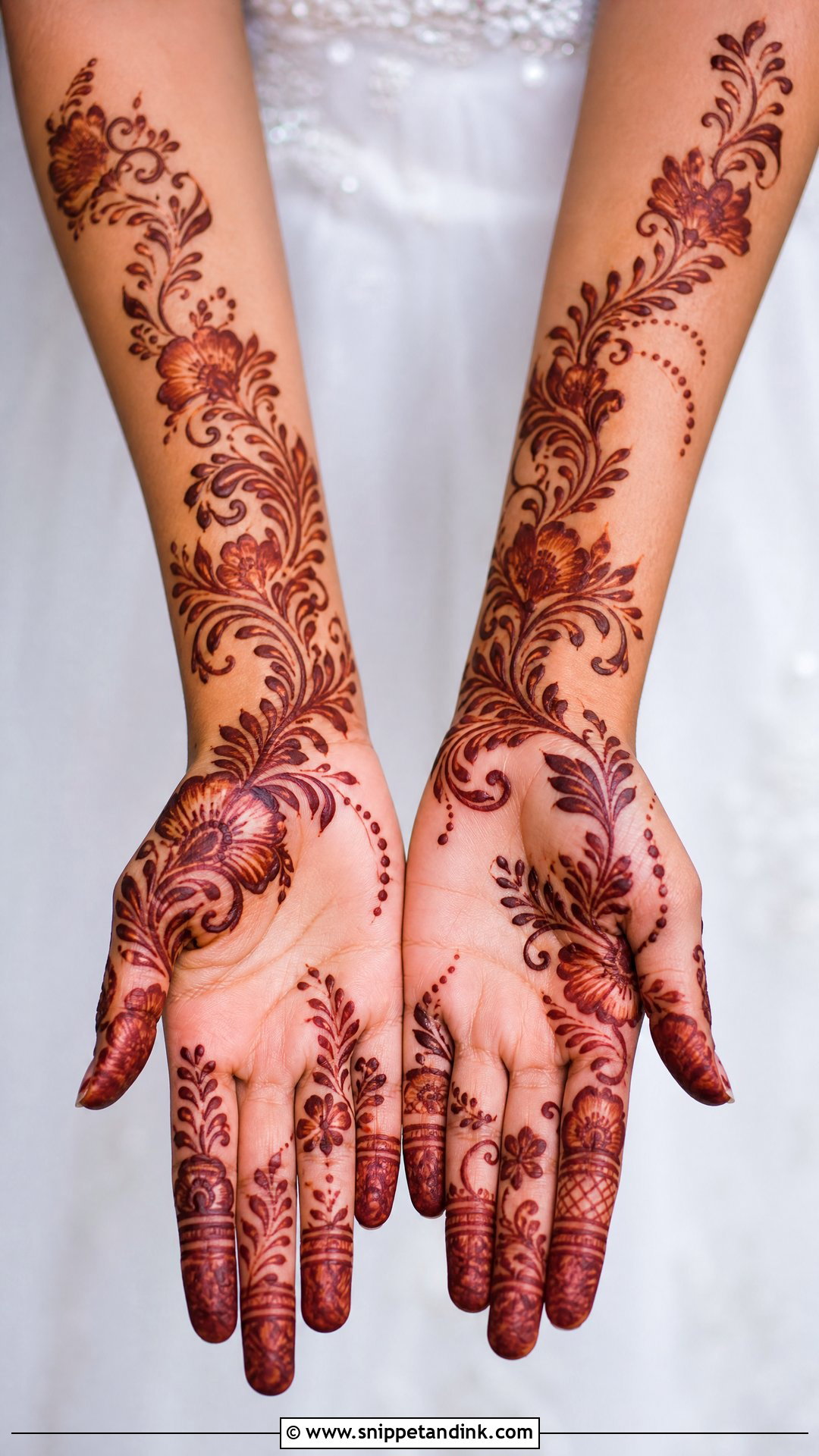 Arabic Bridal Mehndi Design - Snippet and Ink - 25 Bridal Mehndi Designs with Names