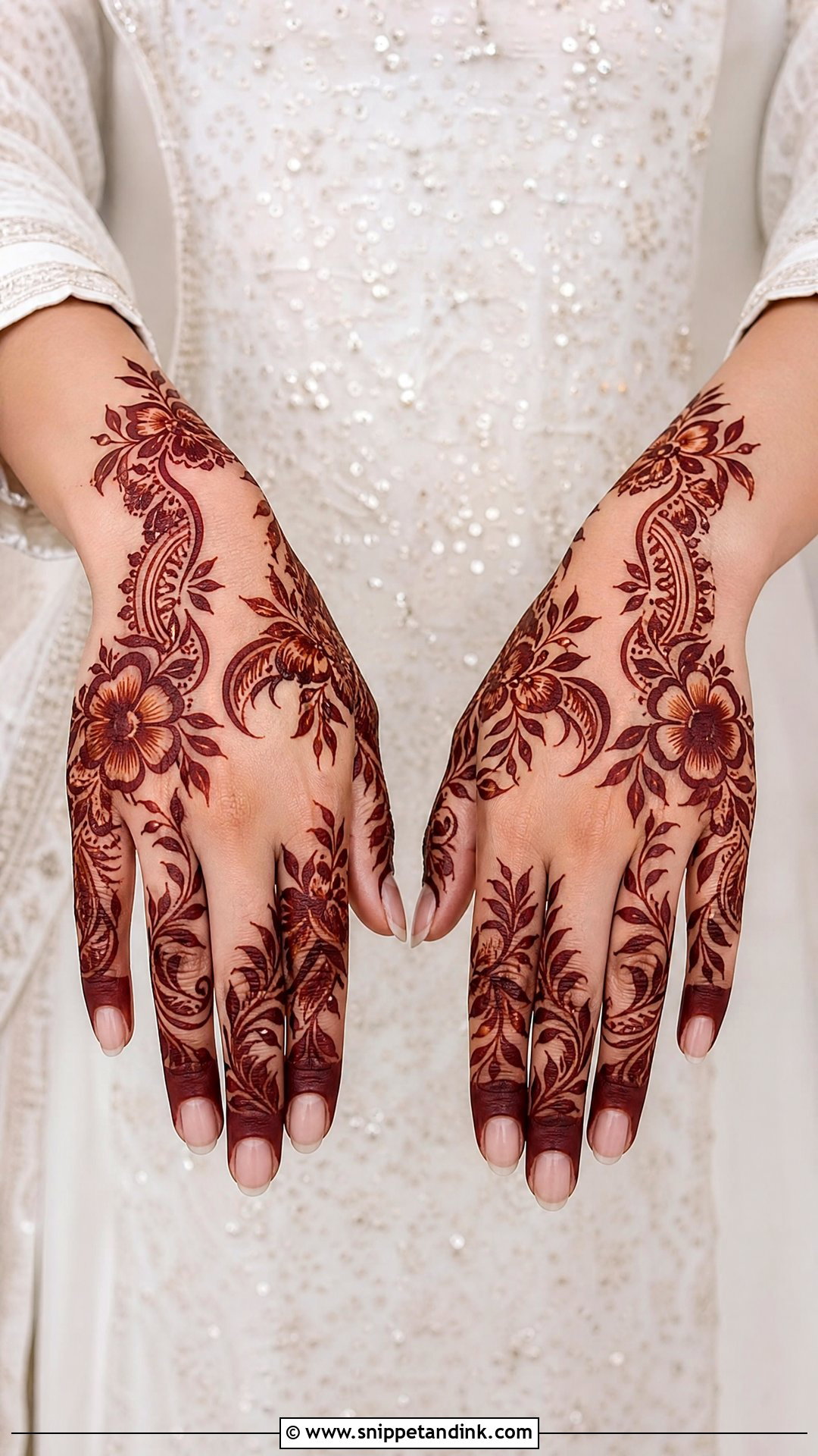 Arabic Bridal Mehndi Design - Snippet and Ink - 25 Dulhan Bridal Henna Mehndi Designs