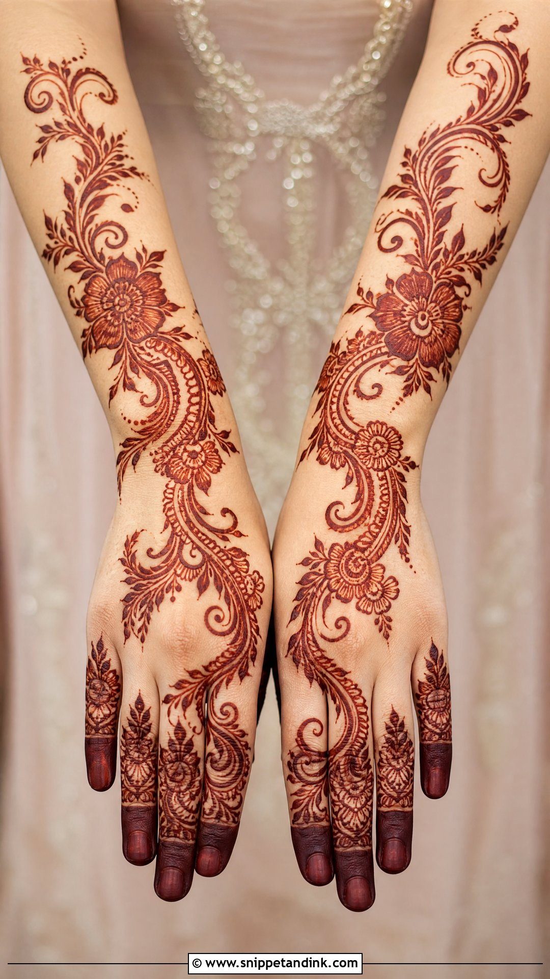 Arabic Bridal Mehndi Design - Snippet and Ink - 30 Bridal Wedding Mehendi Designs
