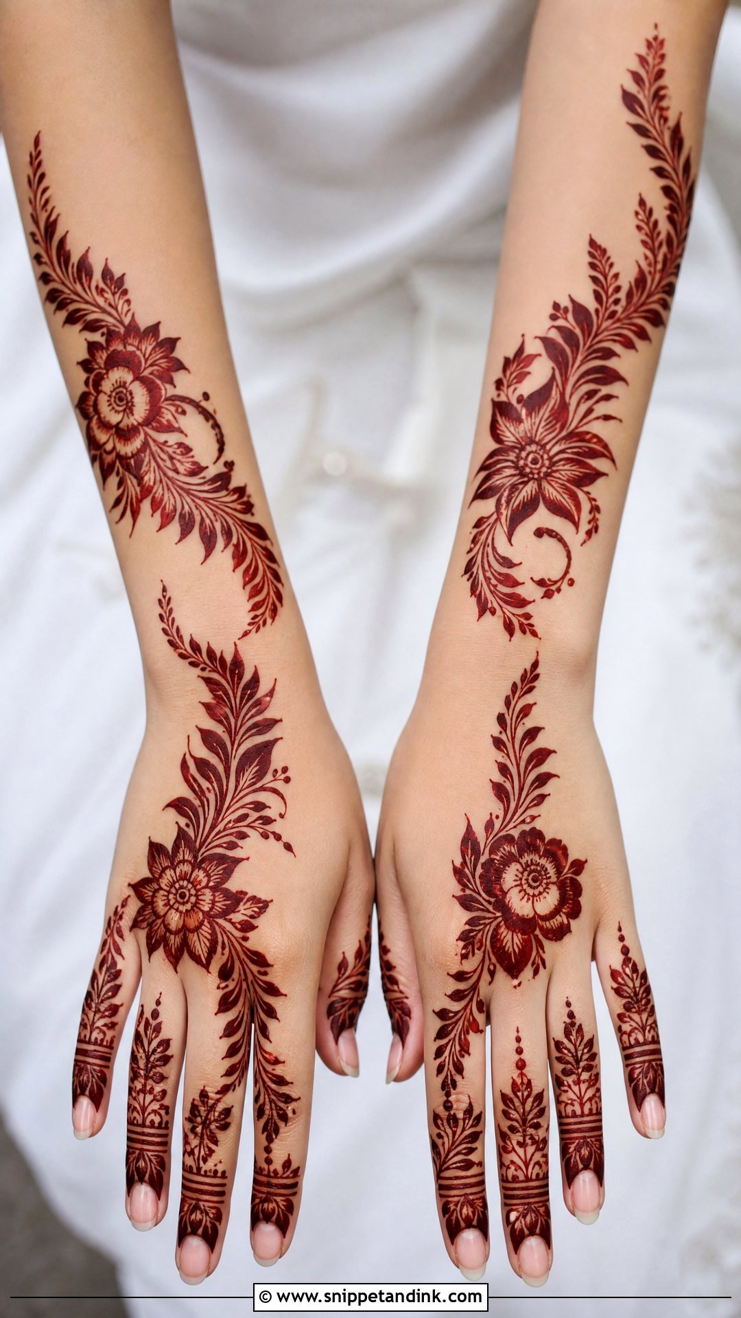 Arabic Bridal Mehndi Design - Snippet and Ink - 30 Mehndi Designs for Bride
