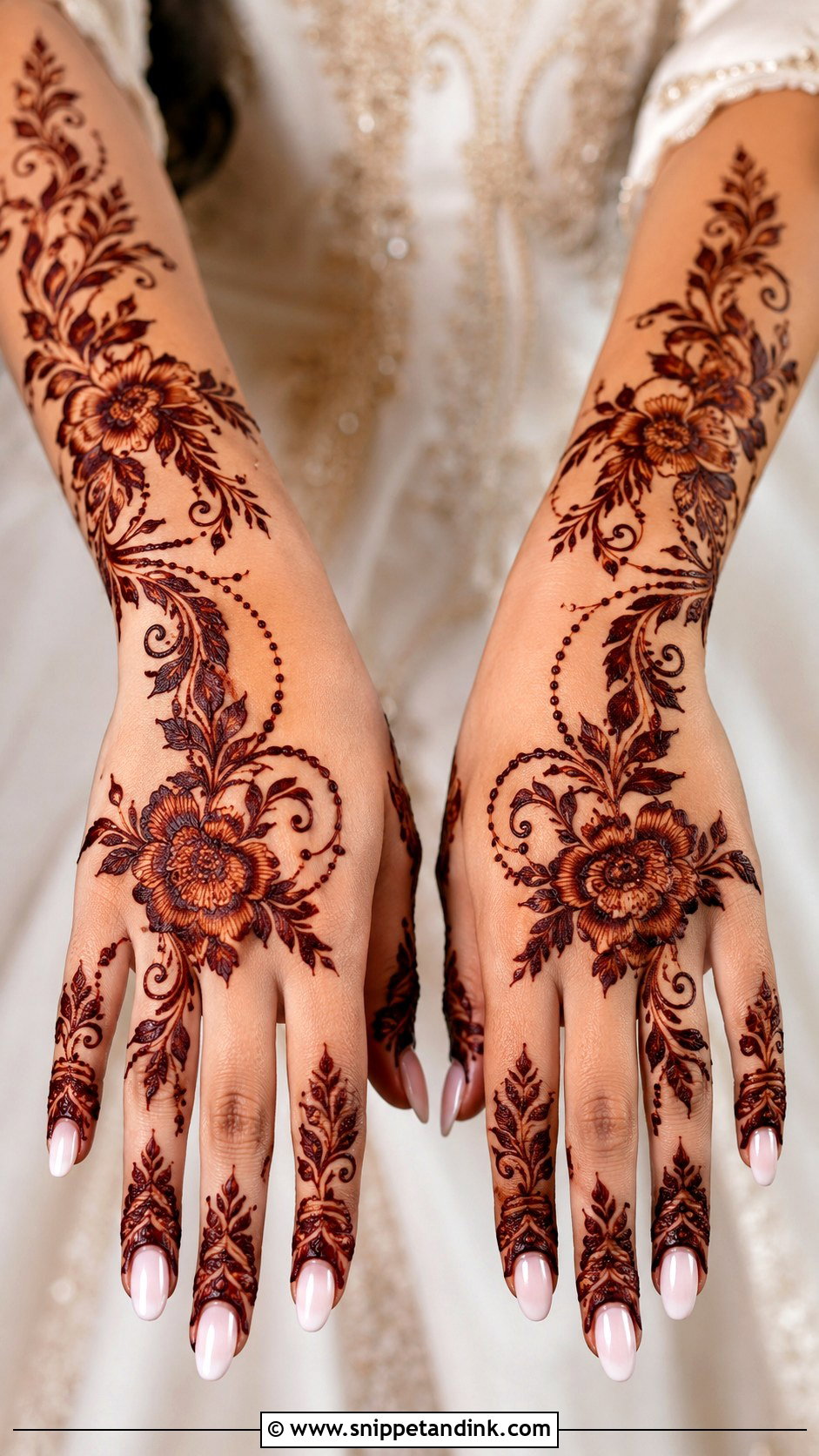 Arabic Bridal Mehndi Design - Snippet and Ink - 35 New Bridal Mehndi Designs