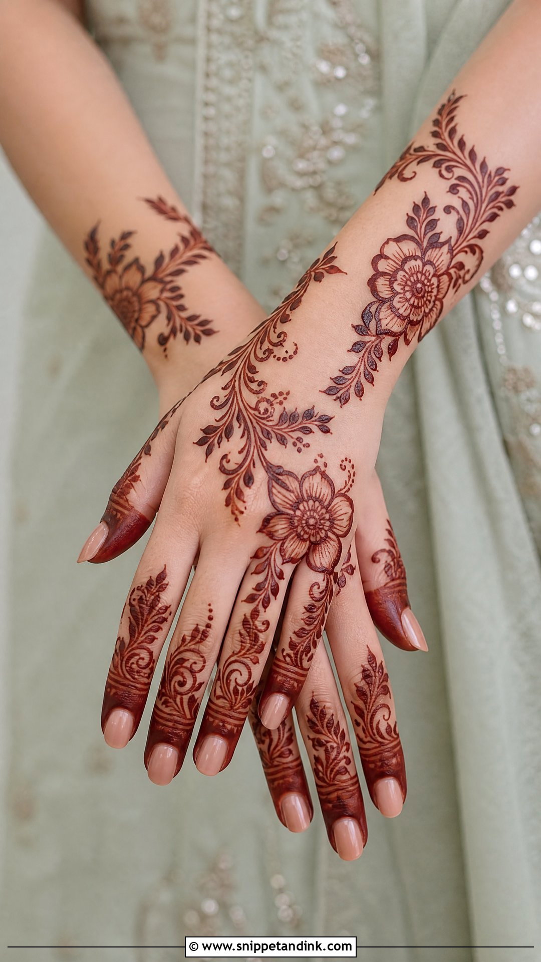 Arabic Bridal Mehndi Design - Snippet and Ink - 20 Bridal Mehndi Latest Design Ideas
