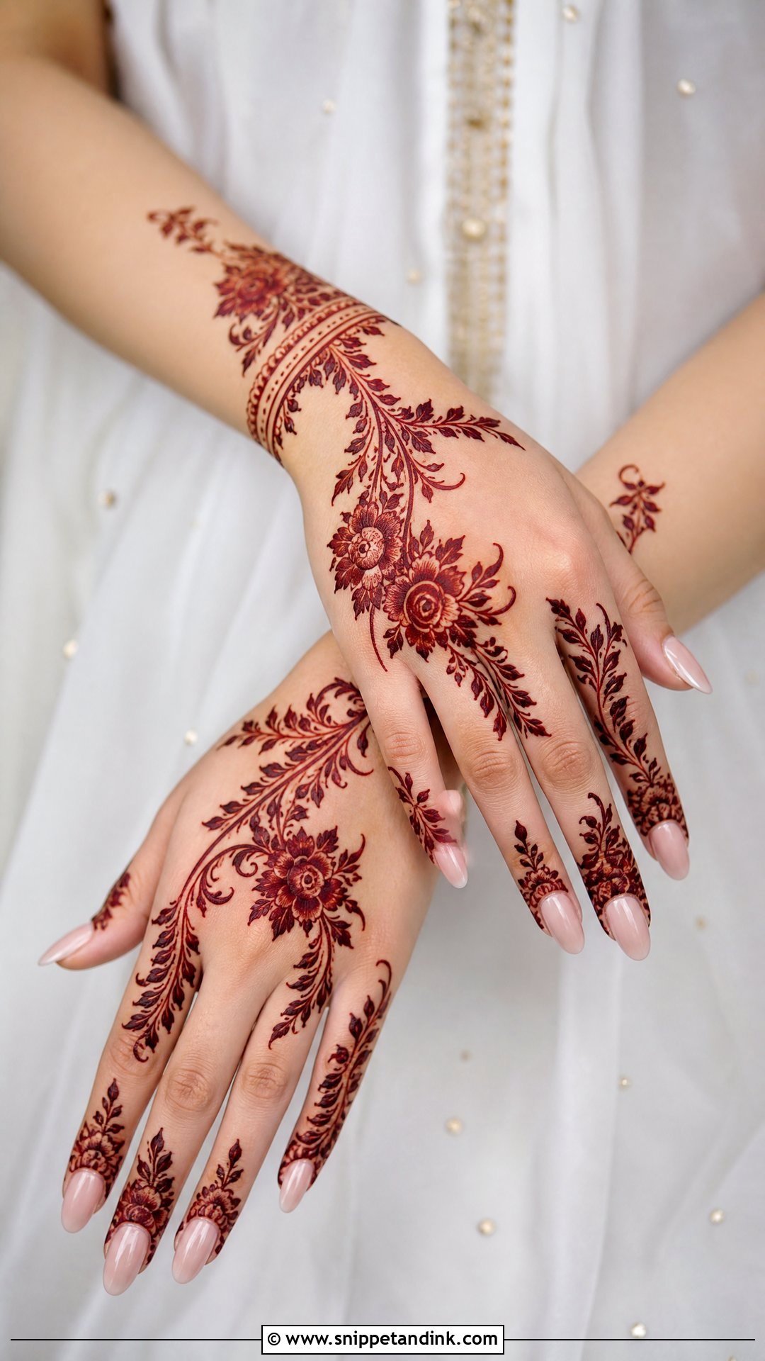 Arabic Bridal Mehndi Design - Snippet and Ink - 20 Bridal Unique Mehndi Design Ideas