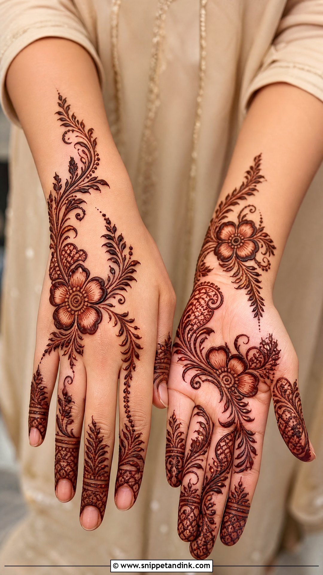 Arabic Bridal Mehndi Design - Snippet and Ink - 20 Bridal Wedding Mehndi Designs Brides