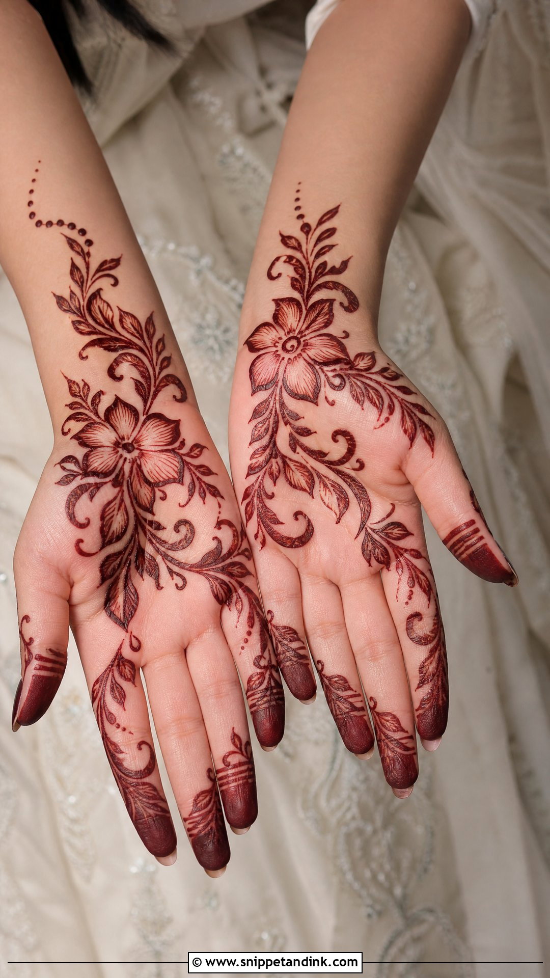 Arabic Bridal Mehndi Design Front Hand - Snippet and Ink - 20 Bridal Mehndi Designs Front Hands Brides