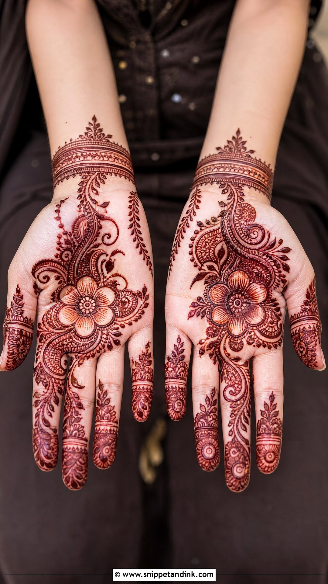Arabic Bridal Mehndi Design Front Hand - Snippet and Ink - 20 Bridal Arabic Mehandi Mehndi Designs