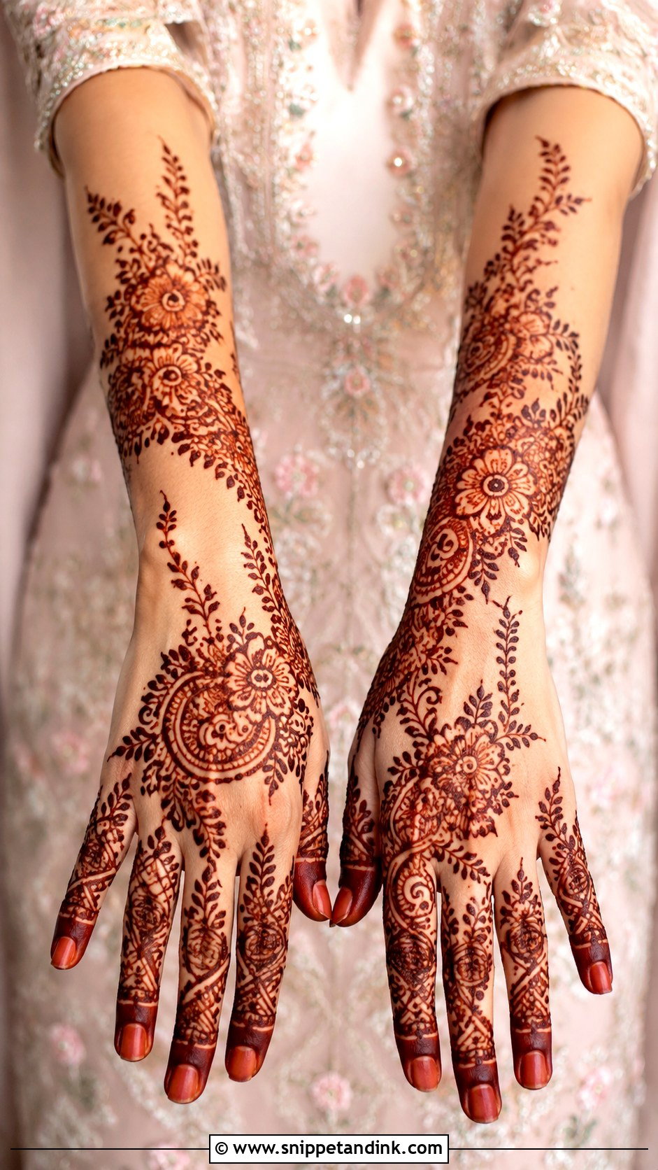 Arabic Bridal Mehndi Design Full Hand - Snippet and Ink - 35 Latest Bridal Mehndi Designs Weddings
